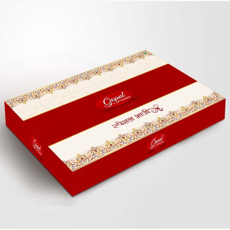 Bhaji Sweet Box design 3d