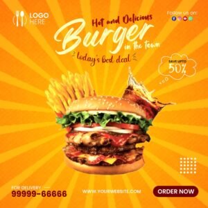 Burger Social Media