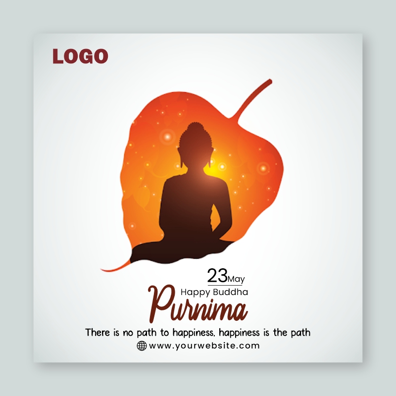 Buddha Purnima Post Design 800x800 4