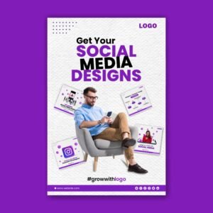 Digital Marketing Flyer CDR Design