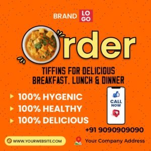 Food Restaurant Post CorelDraw Design Image