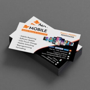 Mobile Shop Business Card CorelDraw Design800