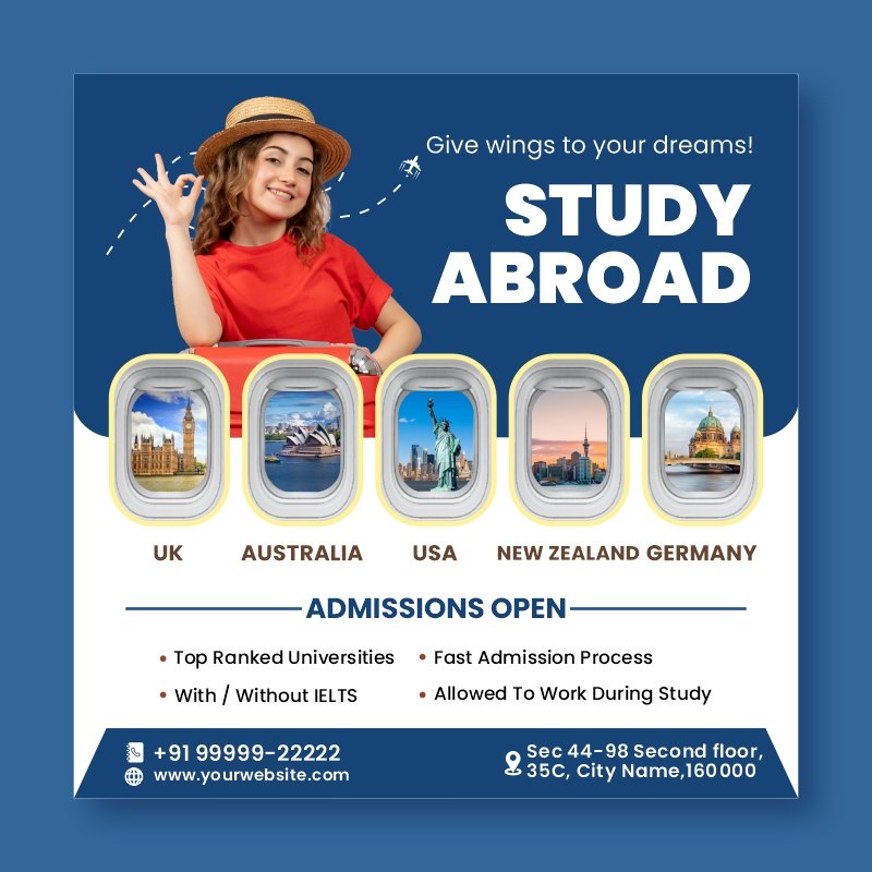 STUDY ABROAD Post Design 800x800