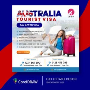Australia Tourist Visa Post Design