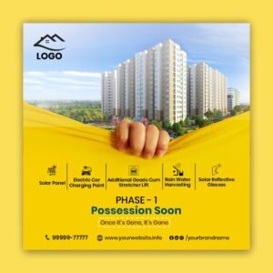 Real Estate Agemts Possession Soon Home Post Design