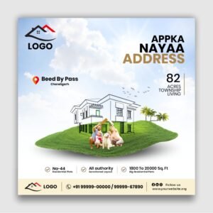 Real Estate Design Social Media Home Post Design