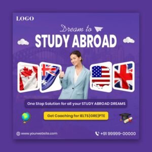 Study in Abroad Post Design 800x800 1