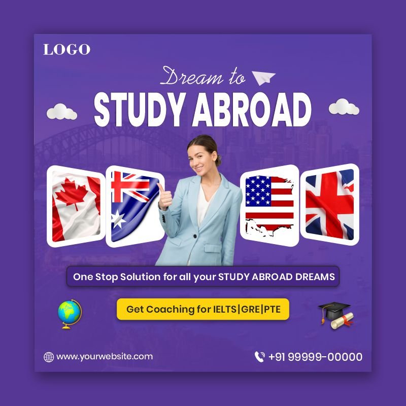 Study in Abroad Post Design 800x800