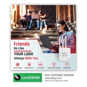 Wifi Post Coreldraw Design