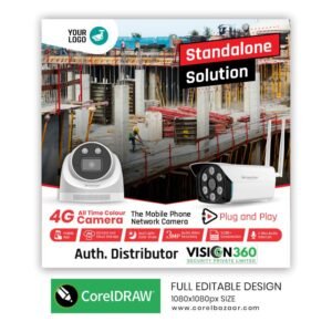 CCTV Camera Post CDR design