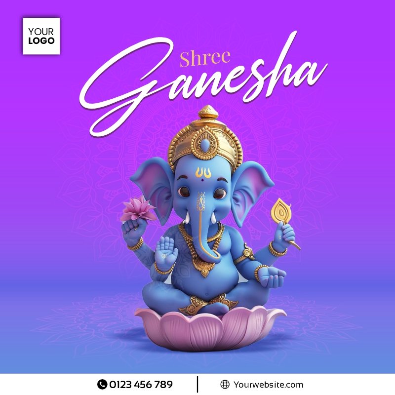 Ganesh Chaturthi Post CDR Design