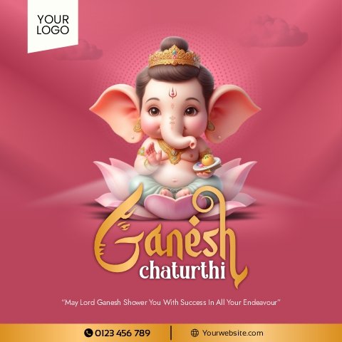 2024 Ganesh Chaturthi CorelDraw Design